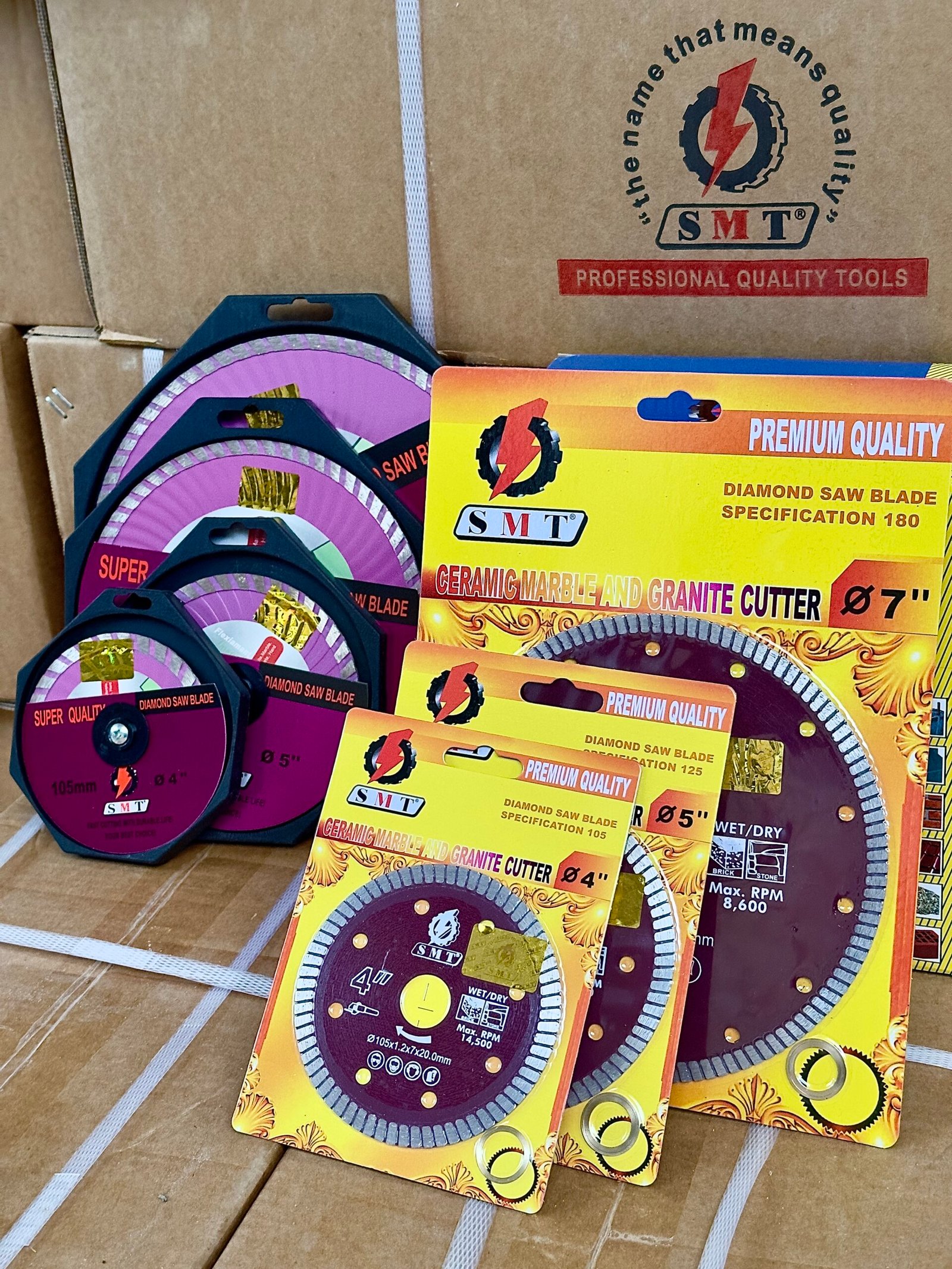 SMT Diamond Cutter Blade Turbo Wave 7" inch