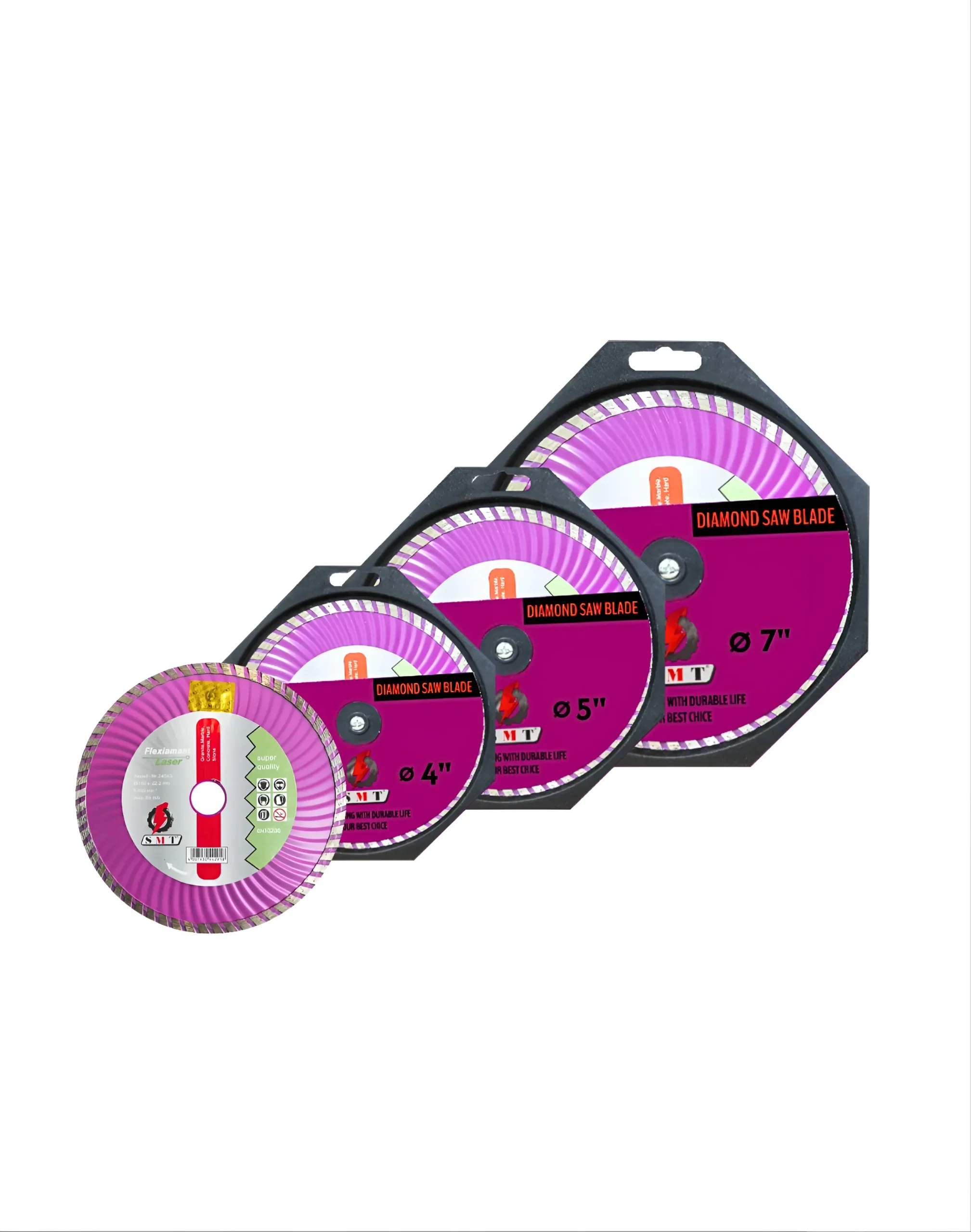 SMT Diamond Cutting Discs Turbo Wave for Concrete & Marbles
