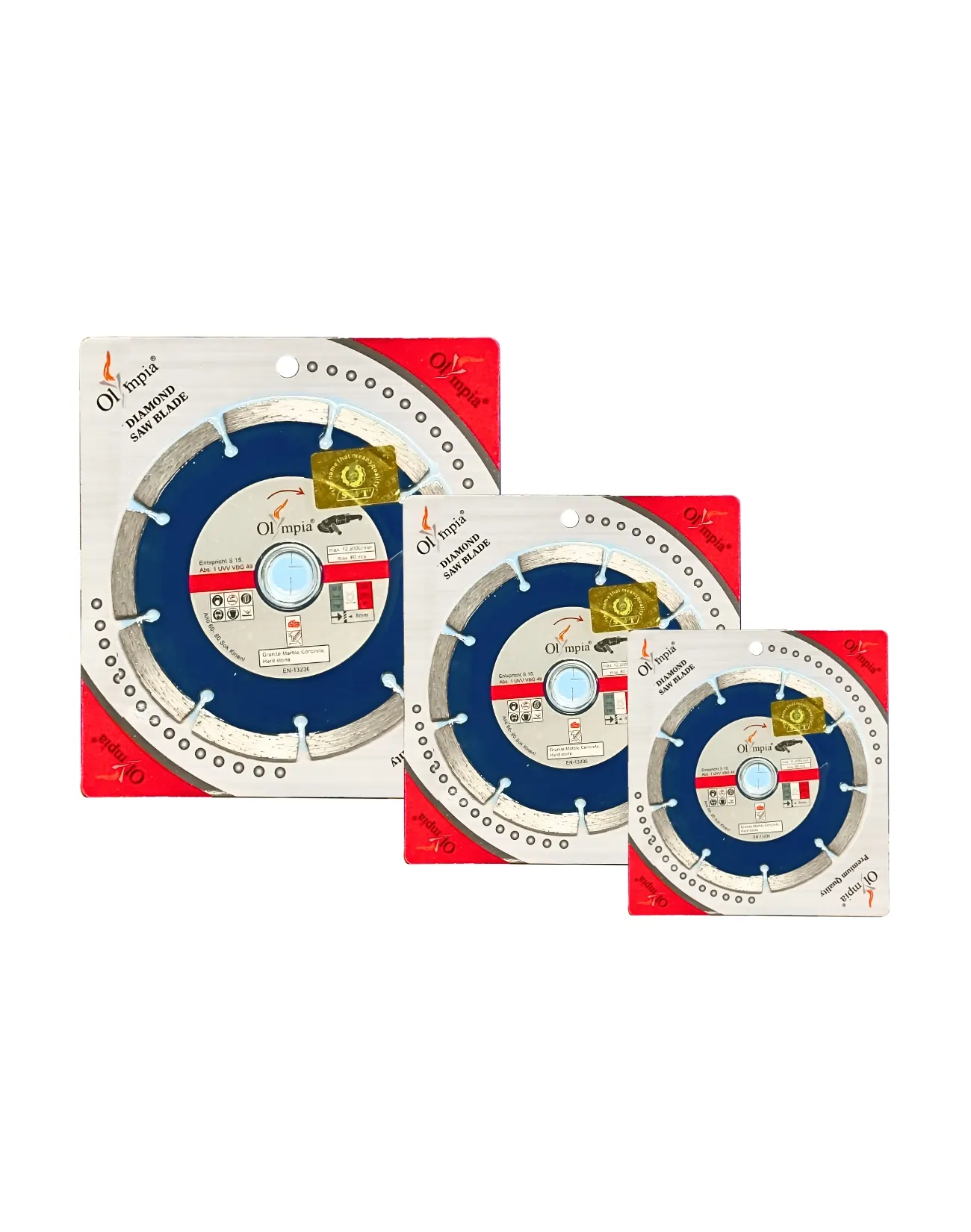 Olympia Blue Segmented Diamond Saw Blades