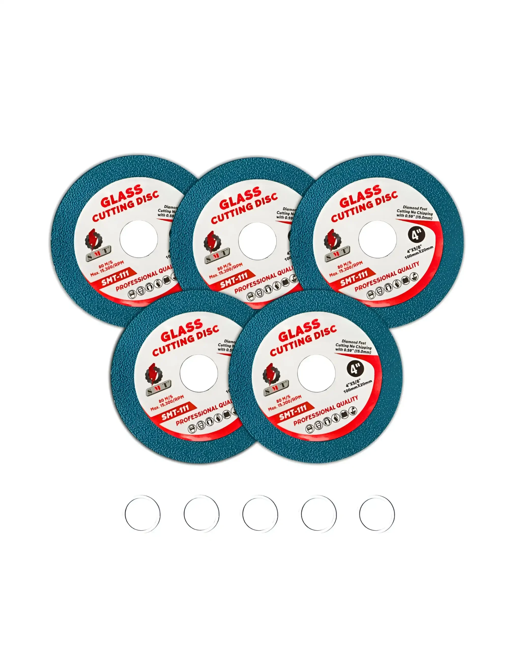 SMT-111 Glass Cutting Disc Ceramic Diamond Wheel 4 Inch