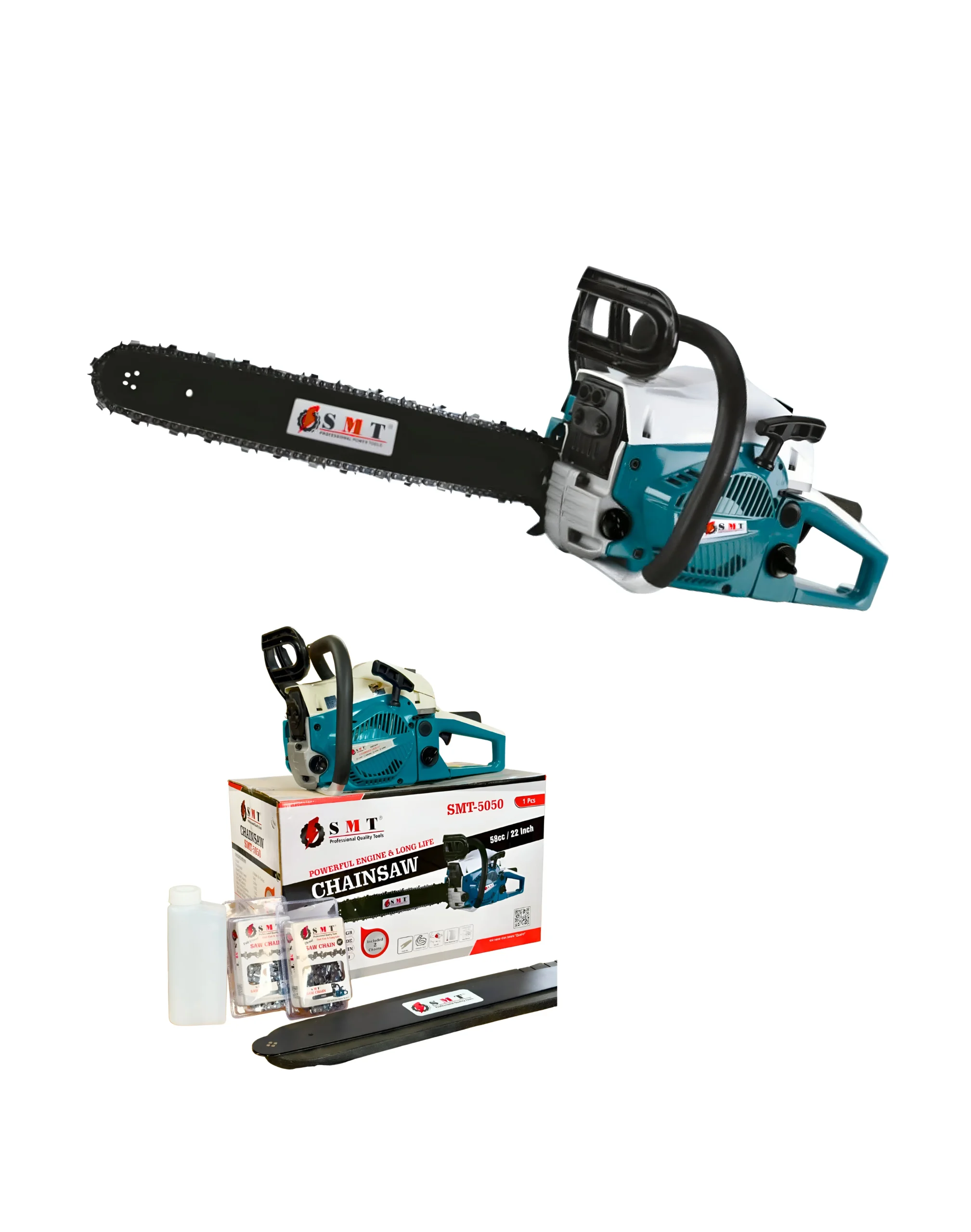SMT 5050 Petrol Chainsaw 58cc | Gasoline