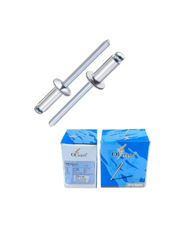Olympia 537 Aluminum Blind Pop Rivets 4.1mm Silver Dome Head