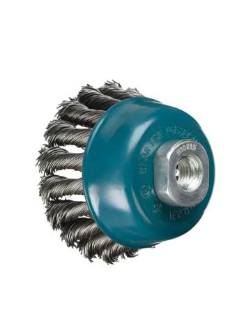 SMT-082 Knotted Wire Cup Brush Twisted 4" Inch