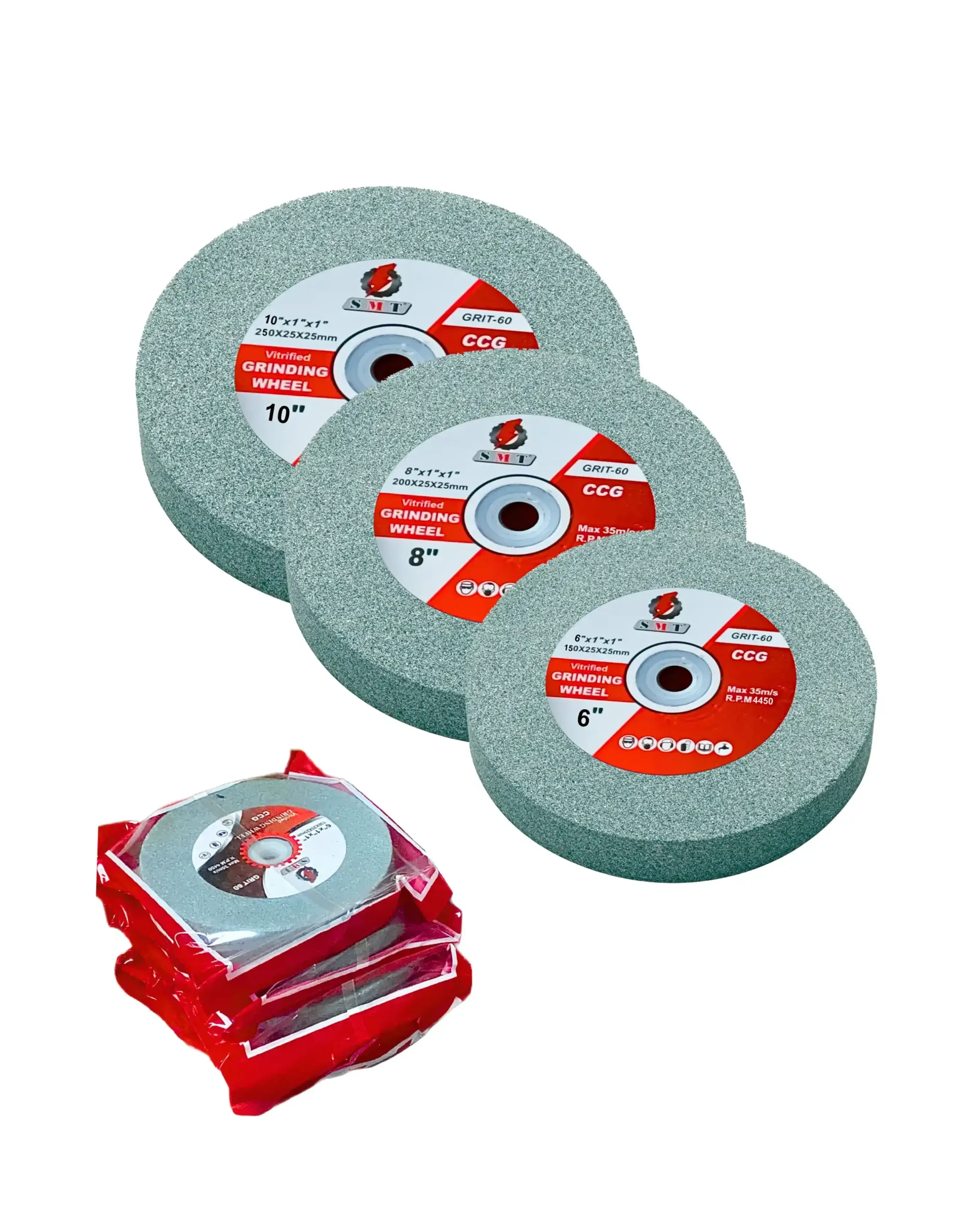 SMT Aluminum Oxide Bench Grinder Wheels CCG 60G