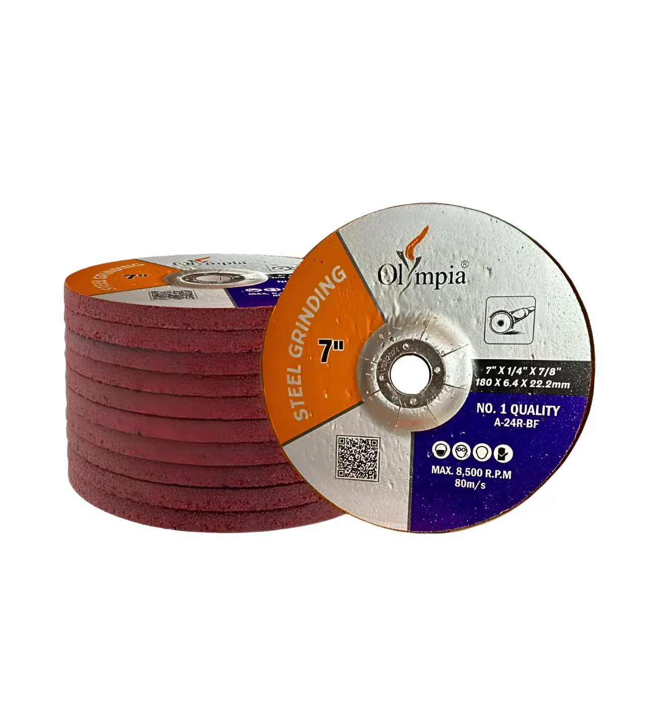 Olympia Steel Grinding disc Aluminum Oxide for Metal 7 Inch