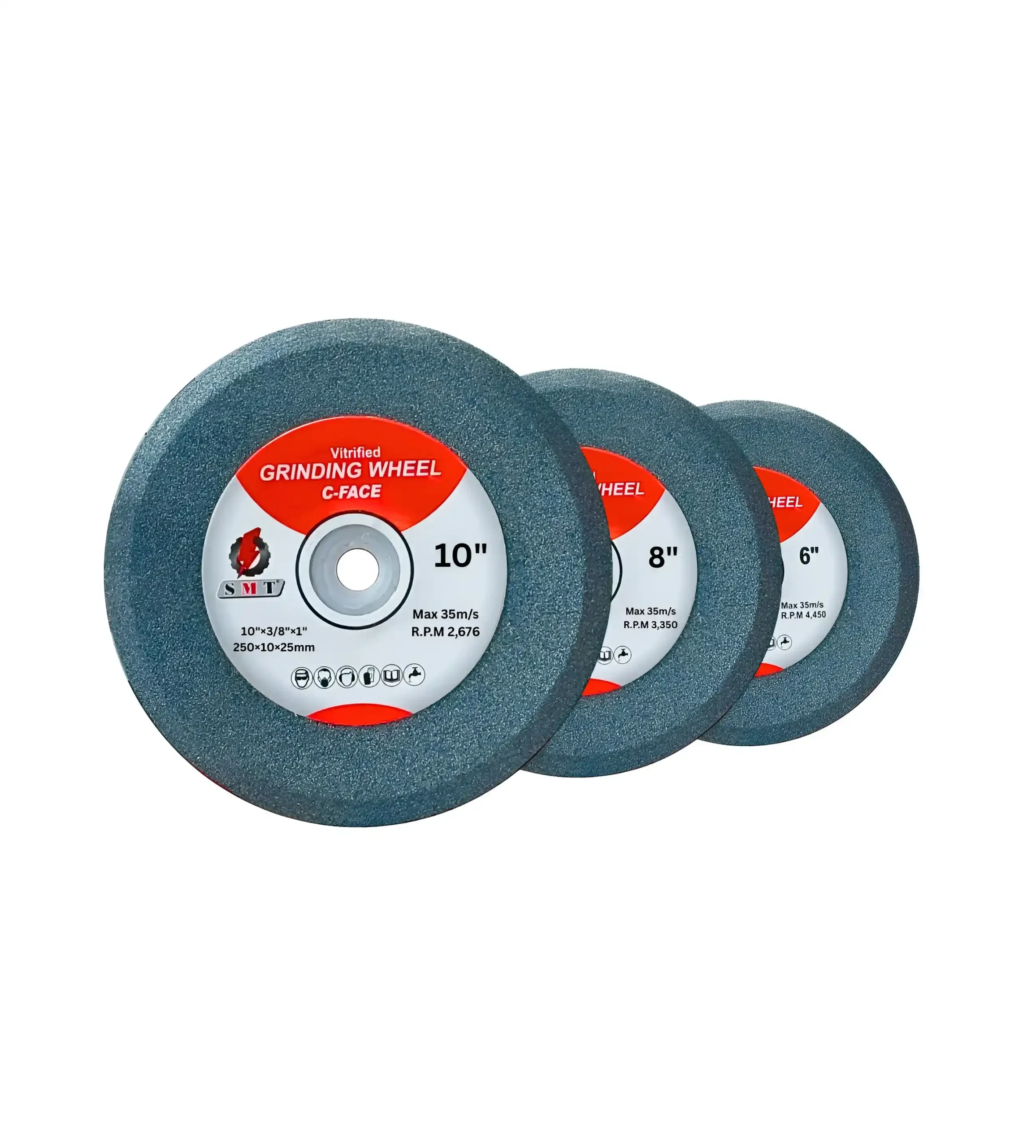 SMT C Face Bench Grinder Wheel Taper Edged