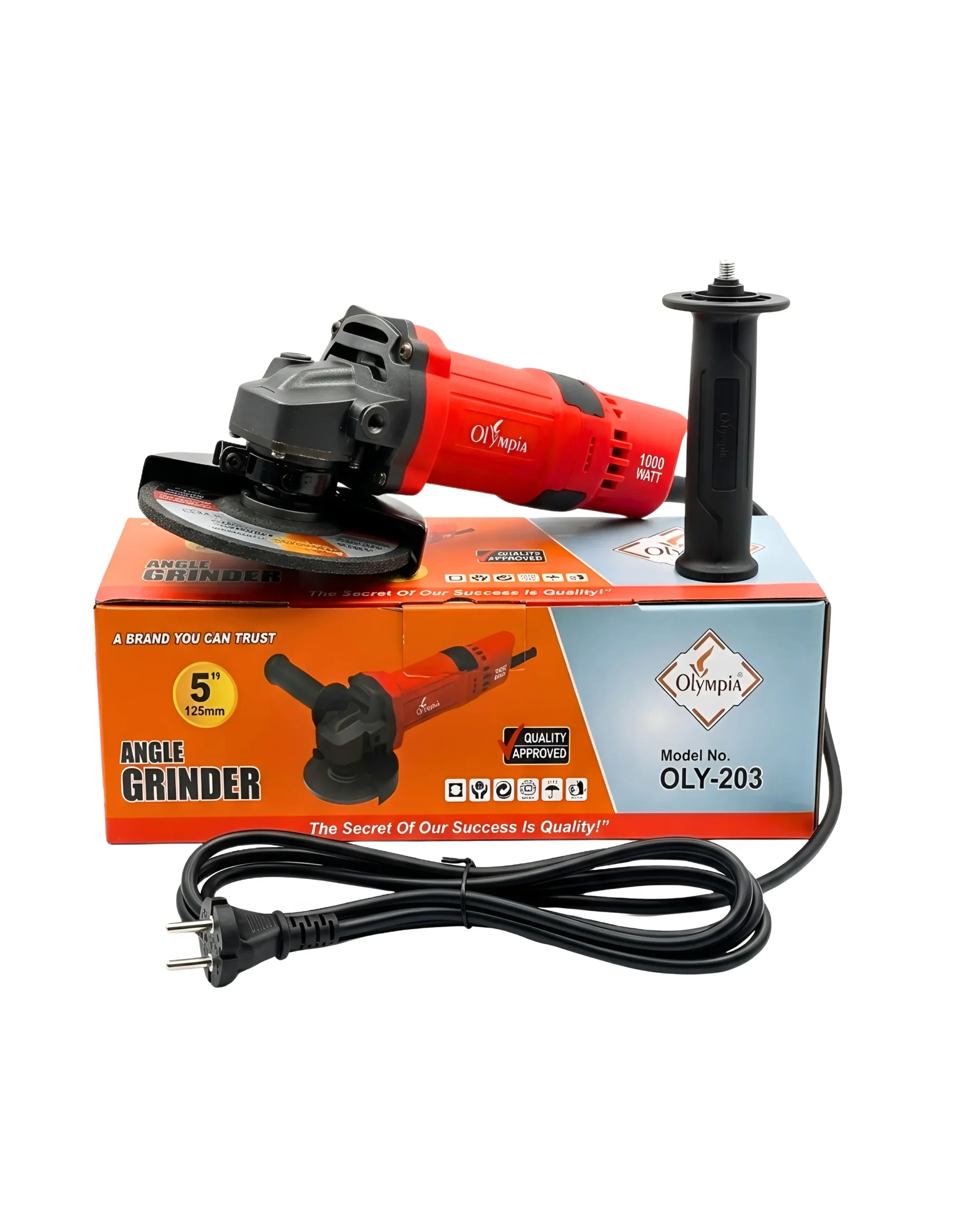 Olympia OLY-203 Angle Grinder 5 Inch 1000W 125mm