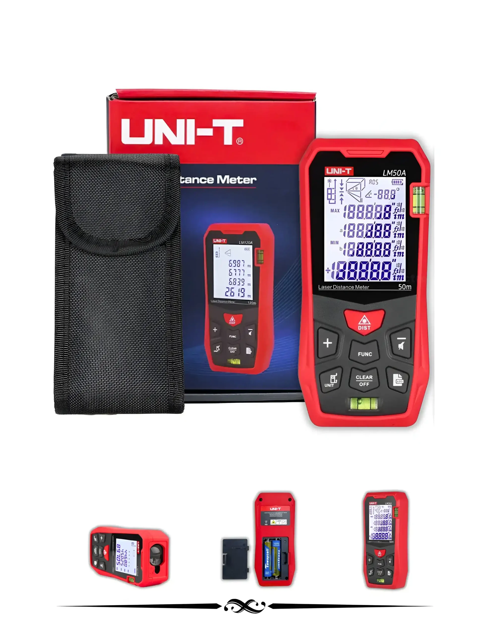 UNI-T LM50A Laser Distance Meter 50m